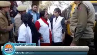NHM employees protest, seek regularization of services
