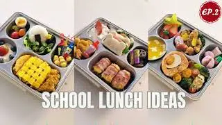 AsmrCooking Creative School Lunchbox Ideas for Kids ( EP.2 ) 🍱🥢 #asmr #Bento