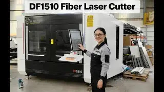 DF1510 Laser Cutter Full Demo: Cut Metals Like a Pro!#ManufacturingTools #WorkshopEquipment
