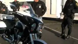 Victory Police Motorcycles demonstration event