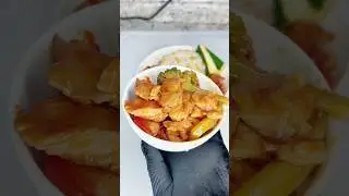 chicken and mixed vegetable stir-fry     #food #recipe #viral