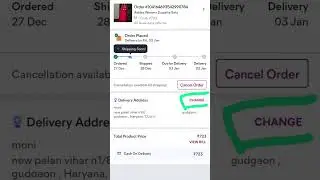 Meesho app me order lgane ke bad address kaise change kare#meesho #address #change #app #shorts