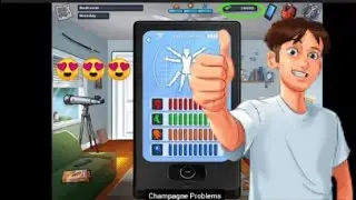 Add and Remove $1000 and increase stats | Summertime saga | Champagne problems | 2021