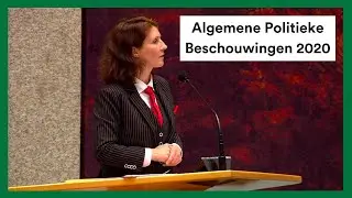 Esther Ouwehand tijdens de Algemene Politieke Beschouwingen 2020