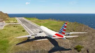 This Pilot is So Great! B747 AMERICAN Airlines takeoff at Short Runways| Juancho E Yrausquin Airport
