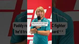 Paddy picked a heavyweight as his bodyguard choice 🧠😂
