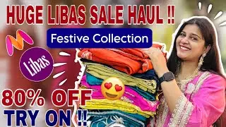 HUGE Libas Sale Haul | New Festive collection | Pakistani, Anarkali,office kurta set @ThePinkStyle 