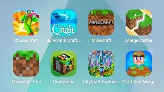 CHASE CRAFT, SURVIVAL & CRAFT, MINECRAFT, MERGECRAFTER, MINECRAFT TRIAL, CRAFTARENA, CITYCRAFT