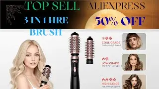 3 in 1 HOT AIR BRUSH  Our rotating hair dryer brush is a 3 in 1 hot air styler that combines a brus