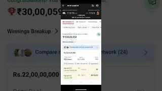 MI-W vs Ban-W kai Match Mai Mega GL Win on Dream11 -- Finally First Time Mega GL Win on Dream11 💥💥