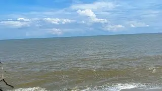 Pantai dewi indah yg ada di pantai labu pakam, tempat nya nyaman #pantai #travel 