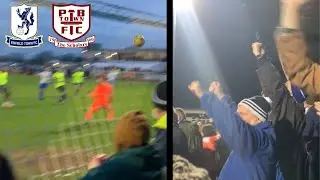 FANS KICK OFF At Non-League Derby Day Match!