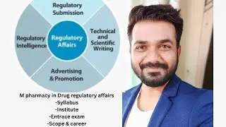 M pharmacy in Drug regulatory affairs in hindi
