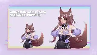 Vtuber Kur1suu_ alerts animation Live2d