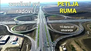 Petlja Ruma 10 dana od otvaranja i poslednji radovi oko Petlje završeni,naplata putarine od 2024