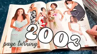 ASMR PAGE TURNING 📚 Vintage Lifestyle Magazine from 2000s • for Sleep 😴 • No Talking • No Music 🤫