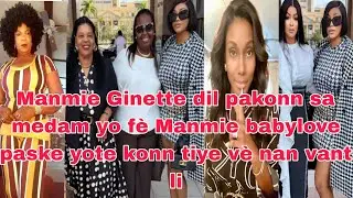 Ginette vinn mete pou Manmie babylove kap denigré li/libay Shelsankan defi poul site nom medam yo