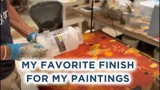 My favorite finish for my paintings&hellip;