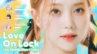 Kep1er - Love on Lock (Line Distribution + Lyrics Karaoke) PATREON REQUESTED