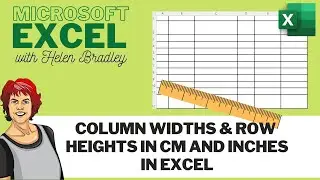 Excel Hacks: Set Cell Measurements in Inches, Centimeters or Millimeters