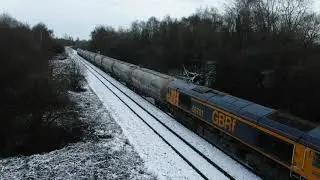 66781  cement train slowly towards snowy ryecroft junction 28 12 20