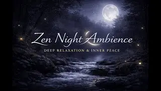 Zen Night Ambience 🌙 Deep Relaxation & Inner Peace