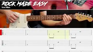 Iron Man - Black Sabbath | BEGINNERS GUITAR | Songs Made Easy