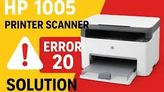 Hp Laserjet M 1005 Printer Scanner Error 20 Solution Hindi | Full Repair | Scanner Reset Problem Fix