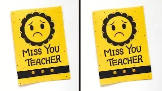 😢 Miss You Card Ideas |Easy & Beautiful Miss You card for Teachers |Cute Handmade Miss You Card 2026