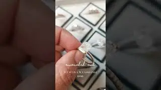 3 carat Emerald Cut Moissanite Pave Engagement Ring