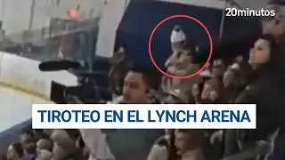 Una C&Aacute;MARA capta el momento en que ROBERT DORGAN accede a la grada y DISPARA contra su exmujer
