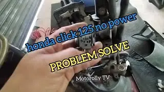 honda click 125 V1 V2 V3 no. power problem solve
