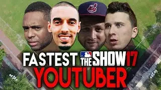 FASTEST MLB 17 YOUTUBER CHALLENGE! (TDBARRETT, EMMDOTFRISK & GYVI WORLD) IRL BASEBALL CHALLENGE