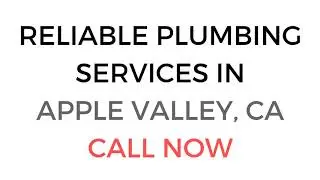 Plumbing Apple Valley CA