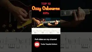 ТОП-10 гитарных риффов Оззи Осборна + табулатура | 10. Miracle Man