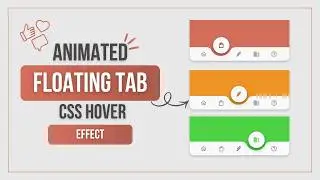 Animated Floating Tab Bar with Pure CSS