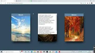 Responsive cards animation using HTML, CSS hover effect
