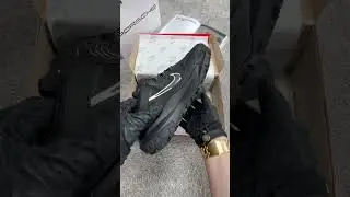 Мужские кроссовки кожа текстиль Nike ACG Mountain Fly 2 GTX Black White, кеды Найк черные термо 4474