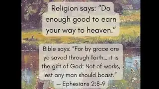 Religion says DO&hellip;Salvation says DONE! &ldquo;It is finished!&rdquo; #believe Jesus is Lord🎺