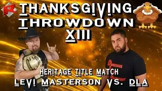 Levi Masterson vs. DLA (Heritage Title Match)