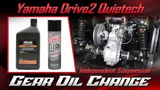 Yamaha Drive 2 Quietech Golf Cart Rear Diff Oil Change