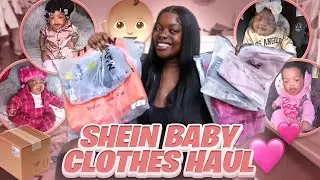 HUGE SHEIN BABY GIRL'S CLOTHING HAUL! | cute + affordable baby girl clothes