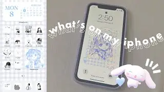 what&rsquo;s on my iphone ☁️ &mdash; ios 14 + anime edition