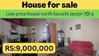 low price house, 120 yard house in north karachi sector 7d-3