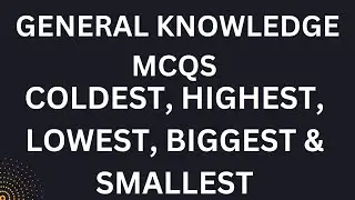 GENERAL KNOWLEDGE MCQS #ppsc #fpsc #educator_jobs #new_video_2023