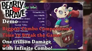 Biggest Combo Competition? Time to Break the Game! - Let's Try Bearly Brave [Demo]