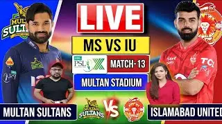 MS vs IU Live | PSL Live Match Today | Islamabad vs Multan | IU vs MS Live Match| PSL Live Scorecard