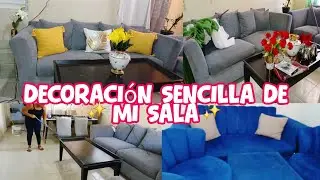 Así limpie y decore mi sala con lo que tenia en casa 🏡 mira como quedo