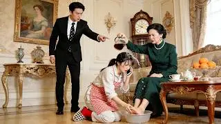 自從我嫁給丈夫後就受盡婆婆刁難，丈夫還要入贅富家女，我心死，奶奶一通電話給我卡里打了1000億，全家跪求我回頭！#短剧 #逆袭 | 粥粥短剧社
