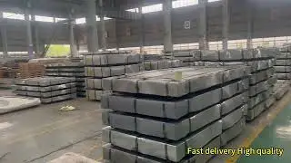 China Top Factory Supply DX51D Z275 Z350 0.55mm Thickness Electro Galvanized Steel Sheet Plate